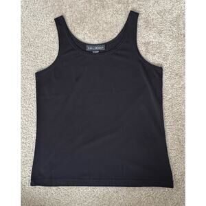 Women’s Abound Black Tank Top Fitted Size Small Cotton W/ Spandex